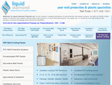 Tablet Screenshot of liquiddiamondltd.com